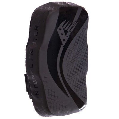 Пады для тайского бокса Тай-пэды из PU (1шт) PU VELO VL-2227 (крепление на липучке, р-р 37x22x9см, цвета в ассортименте) VL-2227_Черный фото