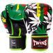 Перчатки боксерские кожаные на липучке TWINS FBGVL3-54 GRASS (р-р 10-14oz, зеленый) FBGVL3-54_Зеленый_10_унции фото