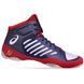 Борцовки замшевые ASICS J702N-4901 (р-р 39,5-45) (верх-замша, низ-нескользящая резина, темно-синий-красный) J702N-4901_Синий-красный_EU-39,5,_RUS-38 фото