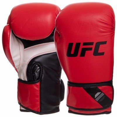 Перчатки боксерские PU UFC PRO Fitness UHK-75032 (PU, размер 14oz, красный) UHK-75032_Красный_14_унции фото