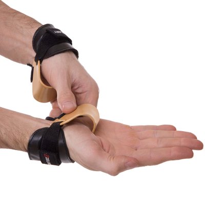 Крюк-ремни атлетические для уменьшения нагрузки на пальцы (2шт) Zelart SB-167057 (PVC, PL, металл) SB-167057 фото