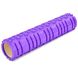 Роллер для занятий йогой и пилатесом (ролик мфр) SP-Sport Grid Combi Roller l-61см FI-6673 (d-14см, l-61см, цвета в ассортименте) FI-6673_Фиолетовый фото