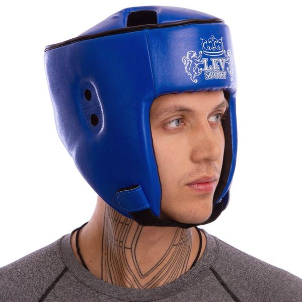 Шлем боксерский открытый LEV LV-4293 S-XL LV-4293_Синий_L фото