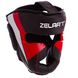 Шлем боксерский с полной защитой PU Zelart BO-7041 (р-р S-L-53-68см. цвета в ассортименте) BO-7041_Черный-красный_S фото
