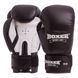 Боксерські рукавиці шкіряні BOXER 2023 10-12унцій кольори в асортименті 2023_Черный-белый_10_унции фото