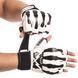 Перчатки для смешанных единоборств MMA PU ZELART BO-1395 (р-р S-L, цвета в ассортименте) BO-1395_Белый-черный_S фото