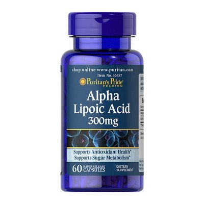 Alpha Lipoic Acid 300 mg (60 caps) 000012233 фото