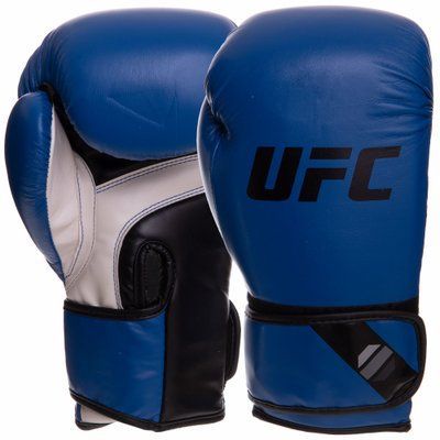 Перчатки боксерские PU UFC PRO Fitness UHK-75114 (PU, размер 18oz, синий) UHK-75114_Синий_18_унции фото