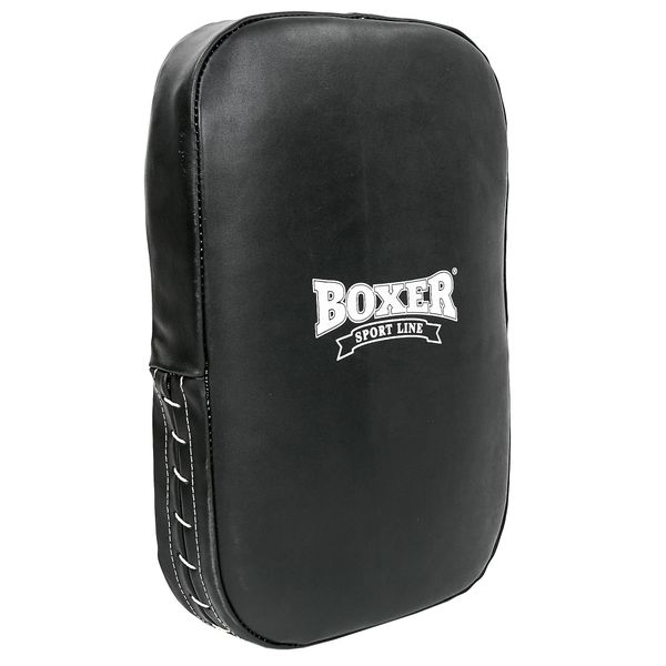 Макивара Прямая кожаная (1шт) BOXER 1019-01 (поддержка для рук, р-р 60х40х10см, цвета в ассортименте) 1019-01_Черный фото