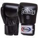Перчатки боксерские кожаные на липучке FAIRTEX BGV1 (р-р 10-18oz, цвета в ассортименте) BGV1_Черный_14_унции фото