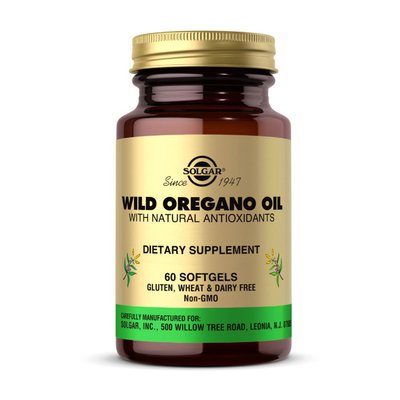 Wild Oregano Oil (60 softgels) 000020804 фото