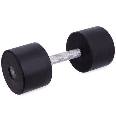 Гантель стальная SP-Sport TA-2819 (1x15кг) (1шт, сталь окрашенная, d-12см, l-29см) TA-2819 фото