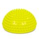 Полусфера массажная балансировочная SP-Sport Balance Kit FI-4939 (резина, d-15см, h-7,5см, 280g, цвета в ассортименте) FI-4939_Желтый фото