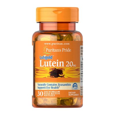 Lutein 20 mg (30 softgels) 000012365 фото