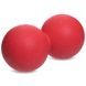 Мяч кинезиологический двойной Duoball (мини валик) Zelart FI-8234 (TPR, р-р 12,5x6см, цвета в ассортименте) FI-8234_Красный фото