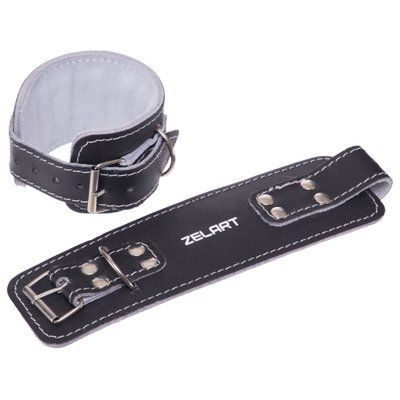 Манжет (ремень) для силовой тяги на голень и запястье ZELART SB-165197 (длина-см, ширина-см, черный) SB-165197 фото