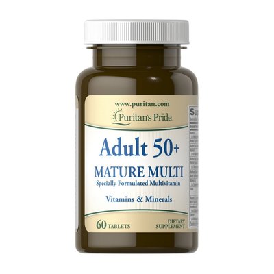 Adult 50+ Mature Multi (60 tab) 000018489 фото