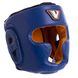 Шлем боксерский с полной защитой кожаный VELO VL-8193 (р-р M-XL, цвета в ассортименте) VL-8193_Синий_M фото