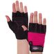 Перчатки для фитнеса ZELART SB-161726 (PL, PVC,открытые пальцы, р-р XS-M, цвета в ассортименте) SB-161726_Черный-розовый_XS фото