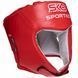ФБУ Шлем боксерский открытый кожаный SPORTKO UR SP-4706 ОК1 (р-р М-XL, цвета в ассортименте) SP-4706_Красный_M фото
