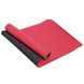 Коврик для фитнеса и йоги TPE+TC 6мм двухслойный SP-Planeta FI-3046 (размер 183x61x0,6см, цвета в ассортименте) FI-3046_Красный-черный фото