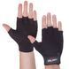 Перчатки для фитнеса ZELART SB-161575 (PVC, спандекс, открытые пальцы, р-р S-XXL, черный) SB-161575_Черный_S фото