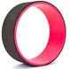 Колесо-кольцо для йоги Record Fit Wheel Yoga FI-7057 (PVC, TPE, р-р 32х13см, цвета в ассортименте) FI-7057_Малиновый-черный фото