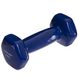 Гантели для фитнеса с виниловым покрытием Zelart TA-2777-1 (1x1кг) (MD2016-1) (цена за 1шт, цвета в ассортименте) TA-2777-1_Синий фото