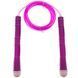 Скакалка детская с PVC жгутом SP-Sport FI-4913 (10шт в уп,цена за 1шт) (l-2,6м,d-4,5мм) FI-4913_Фиолетовый фото