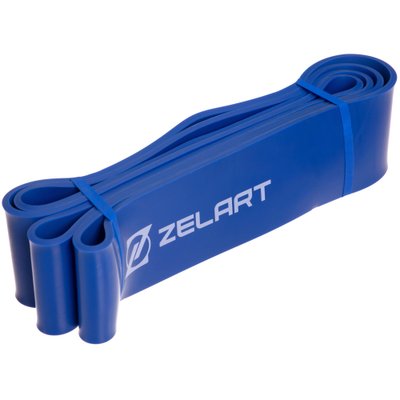 Резина для подтягиваний (лента силовая) Zelart FI-2606-5 (MD1353-5) POWER LOOP (размер 2080x64x4,5мм, жесткость XL(27-68кг), синий) FI-2606-5 фото
